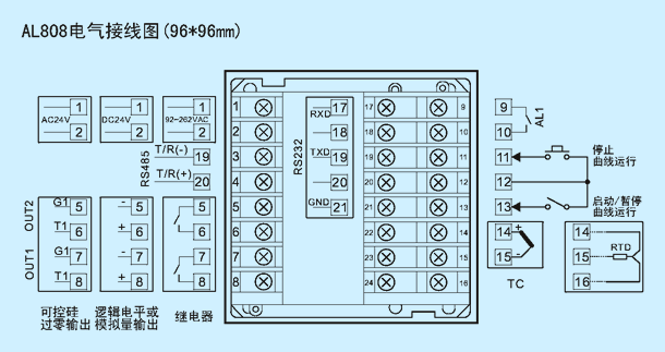 AL808 标准接线图